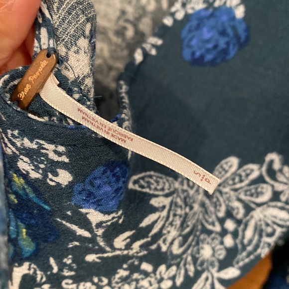 Free people smooth talker open back tunic, small. - Picture 5 of 6